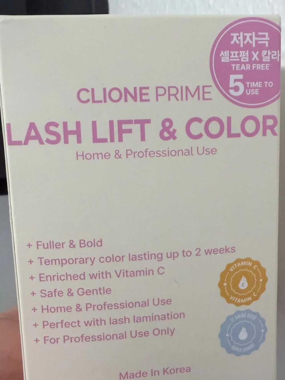 Lash Lift & Color — Pink
